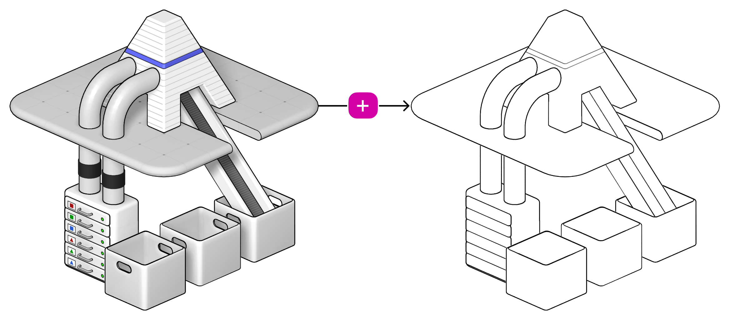 Actor can start other Actors, if they have permission. It can override the default dataset or key-value store, and e.g. forwarding the data to another named dataset, that will be consumed by the other Actor.